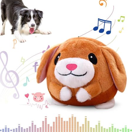 Aktiv Rörlig Husdjurs Plyschleksak, Uppgraderad Interaktiv Elektronisk Hundleksak, Pipande Mobil Hundbollsleksak, Interaktiv Hundboll Mobil Hund Till