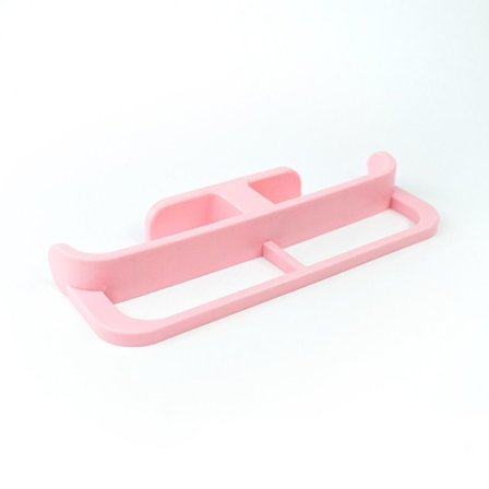 2 stk. Tøfler Hylde Skohængende Holder LYSERØD