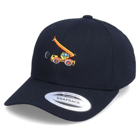 Kiddo Cap - Svart adjustable Keps - Kids Wrecking Truck Black Adjustable @ Hatstore