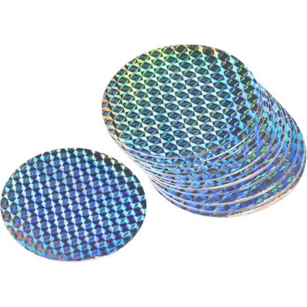 Fugleskræmmer Reflekterende Enheder 20 stk. Selvklæbende Hold Fugle Væk Reflektor til Terrasse Vindue Dør Sølv