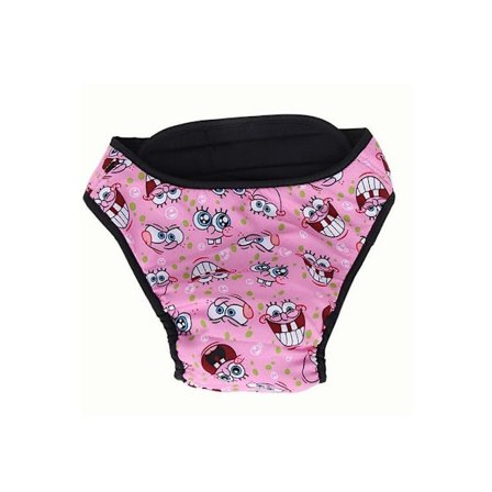 Vaskbar Hundefigur Hundefigur Katteble Hundefigur Fysiologiske Bukser Truser Underbukser Pink S