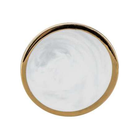 Drikkebrikker i marmor, sett med 4 keramiske te- og kaffekoppunderlag