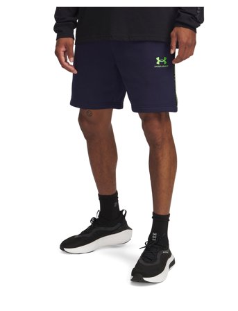 Under Armour Ua Icon Fleece Short Taping - Navy - L