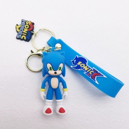 Sonic Keychain Card Holder Bag Hänge light blue