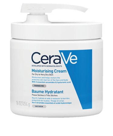CeraVe Moisturising Cream fuktighetskrem med pumpe 454g