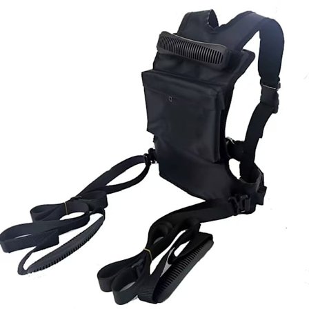 Ski Træningssele til Børn med Skøjte Anti-Fald Line, Ski Assistent Line - Sort