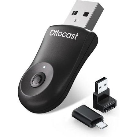 Ottocast Mini 2in1 Trådløs CarPlay / Android Auto Adapter CA505-T