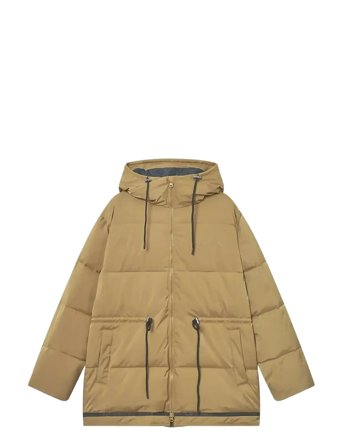 Puffer Jacket Shelter Beige Rethinkit Studios