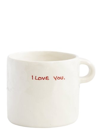 Anna + Nina Mug I Love You - White - 50 CL