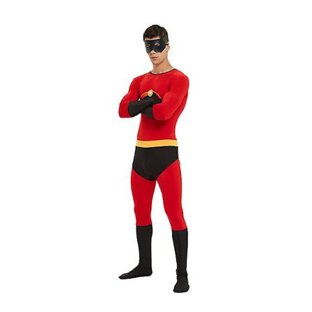 De utrolige kostume Jack Parr Cosplay heldragt Incredibles Bob Parr Cosplay voksen barn heldragt maske dragt Halloween kostume