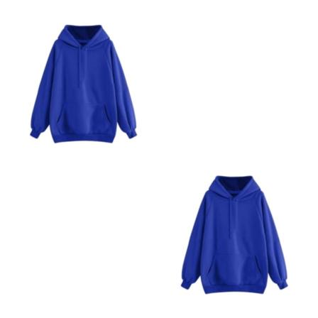 1/2 Snygga och bekväma huvtröjor för kvinnor gjorda med blue S 2Set