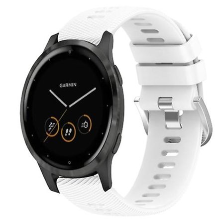 För Garmin Vivoactive 4s 18 mm enfärgad watch