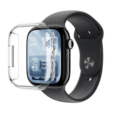 AmazingThing Minimal beskyttelsesveske for Apple Watch Series 11 42mm - Clear