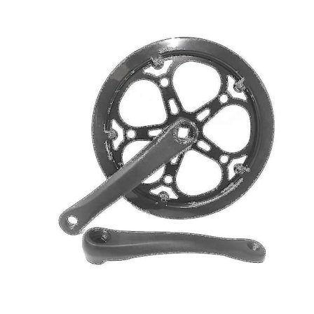 2024 Cykel Vikbar Cykel Vevparti 52t 170mm Cykel Vevparti Kedjehjul Enkelhastighetscykel Diamanthål S