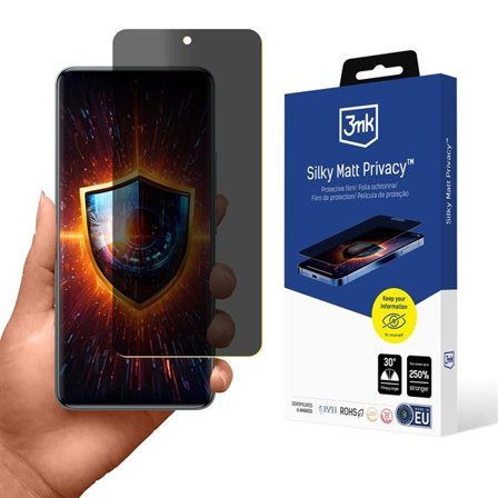 3mk Silky Matt Yksityisyydensuoja näytön suojakalvo Xiaomi Redmi Note 15 Pro 4G -puhelimelle