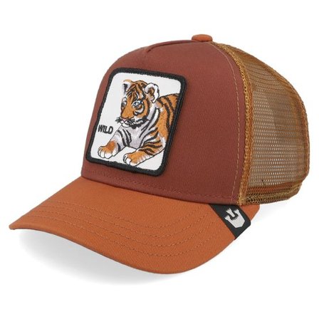 Goorin Bros. - Brun trucker Keps - Kids Wild Tiger Brown A-Frame Trucker @ Hatstore