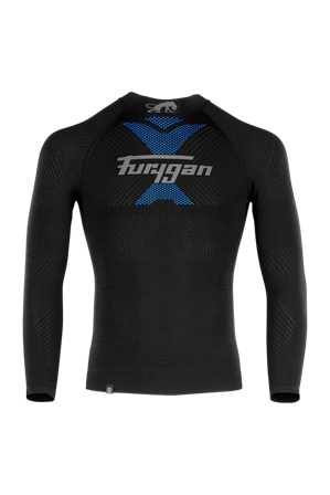 Spodnie Pierwsza Warstwa Furygan Thermo Czarny/Niebieski XL/XXL