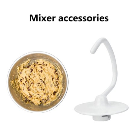 Leipätaikinakoukut keittiön seisomasekoittimen vaihto tarttumattoman vispilimen varaosat