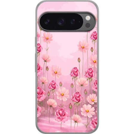 Yhteensopiva Puhelinkuori Google Pixel 9 Pro XL Petal Reverie Soft Blush