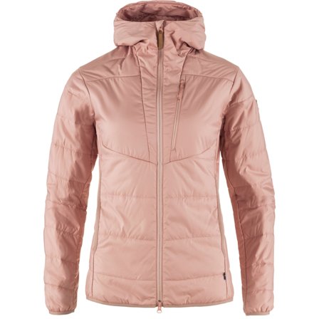 Fjällräven Dam's Keb Padded Hoodie in Chalk Rose | Size: XS, Primaloft/Polyester