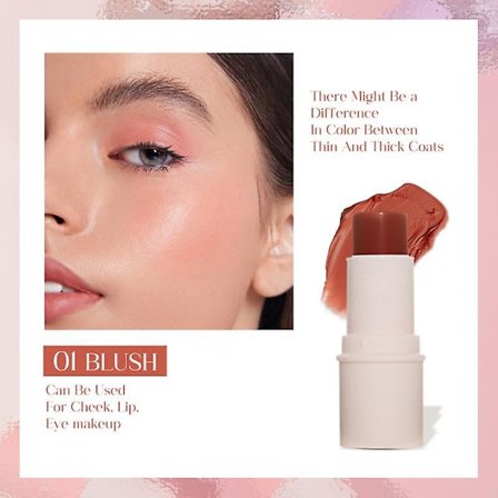Multifunktionell sminkpenna Highlighter Blush Stick Kind Rouge Highlight Shadow Blush Stick Bar Ansiktsconcealer Konturering