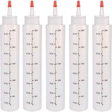Klemme Krydderi Flasker til Køkkenbrug, Plastik Klemme Flasker 250ml Lækagesikre Klemme Funktion Dispenserings Flasker til Saucer Dressinger Sennep