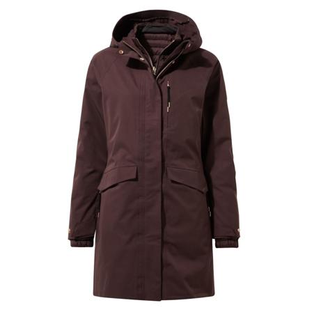 Craghoppers Cato 3in1 Jacket Women down-lined parkas Purple 14