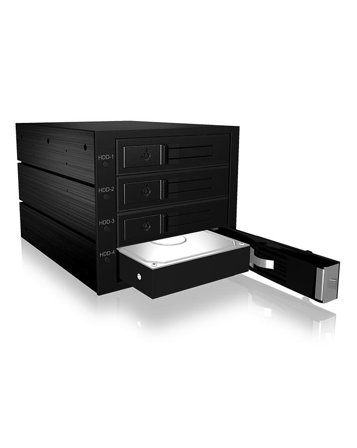 ICY BOX BACKPL 4XSATA3.5INF 3X5.25INBAY HOTSWAP TRAYLESS DUAL HOSTCONNEC ACCS