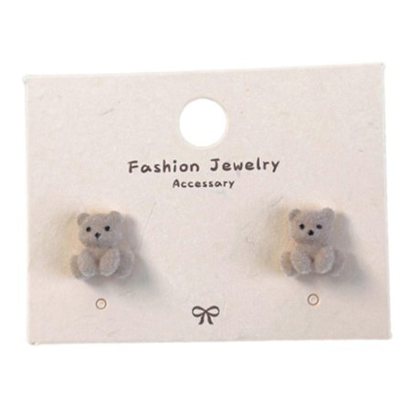 Söpöt sarjakuva korvakorut Kahvi Karhu Korvakorut Naisille Suloiset ja Tyylikkäät Mallit Rentoihin ja Virallisiin Tilaisuuksiin