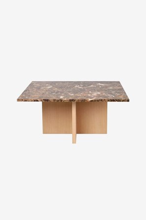 Soffbord Brooksville, 90 x 90 cm - Rowico Home - Beige - Soffbord - Från Homeroom