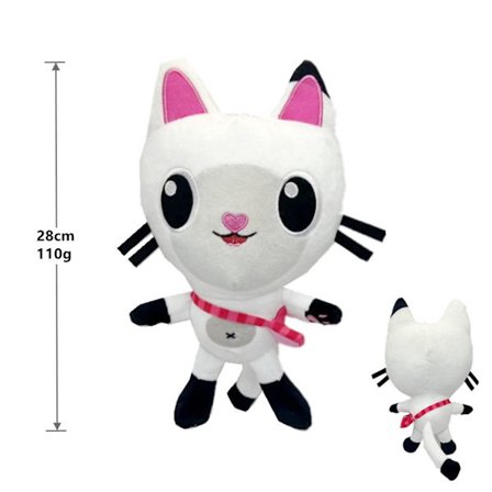 Gabbys Dukkehus, 28 cm Pandy Paws plysjdyr Lag musikk med meg_OF