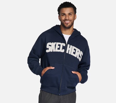 Skechers, Max Soft Full Zip Hoodie, M, Herr