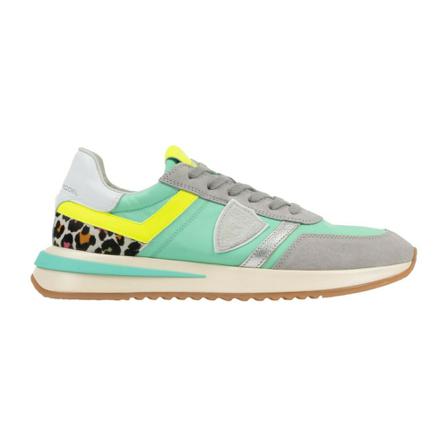 Philippe Model, Troper 2.1 Pop animal Groen, Dames, Maat:40 EU,nylon