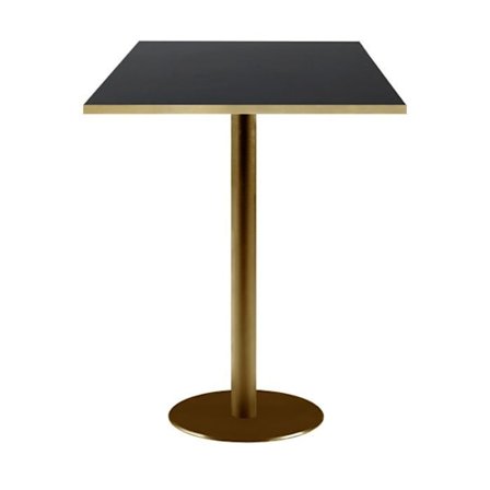 Högt bord 60 x 60 cm Rom svart bistro