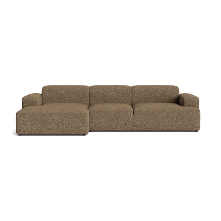 Madrid XL chaiselong sofa, venstrevendt - Adventure Grøn Orange - 317x101x75 - Sofa, chaiselong