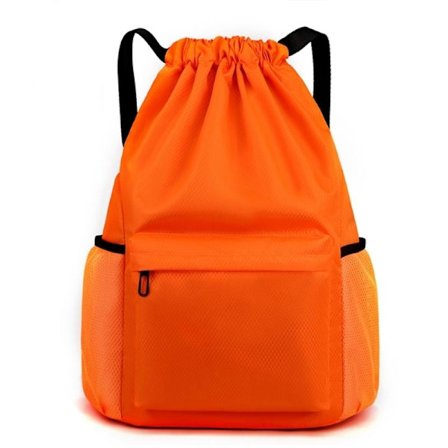 Vandtæt sportsrygsæk med vådt/tørt rum til fitness, yoga, rejser, letvægts, holdbar, 18,5 tommer stor, orange