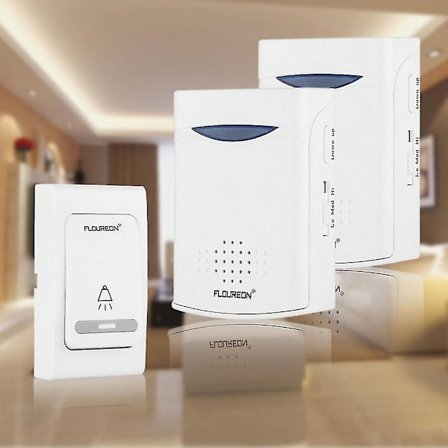 Bærbar Dobbel Pakke Trådløs Dørklokke 100m