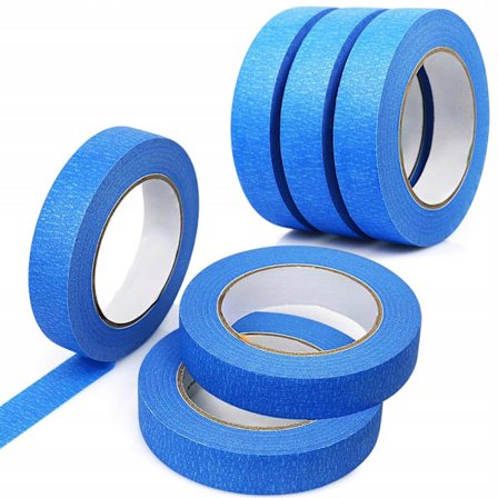 Maalarinteippi Sininen 50 Mm X 50 M – Ammattitason Tarkkuus | Helppo Irrottaa | Akryyliliima | Kreppipaperi