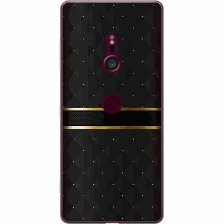 Sony Xperia Xz3 Genomskinligt Skal Golden Stripes
