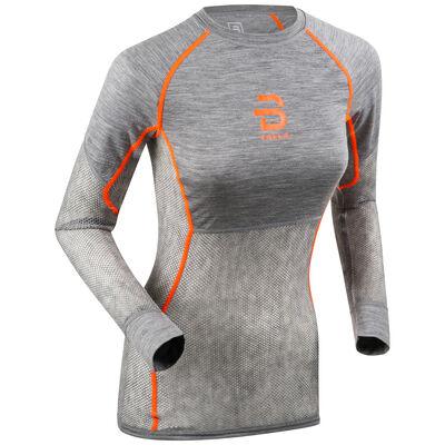 Dæhlie - SWEATER AIRNET WOOL LONG SLEEVE FOR WOMEN - Shocking Orange - S