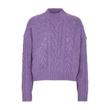 Co'Couture Pullover , Paars , Dames , Maat: S Coltruien
