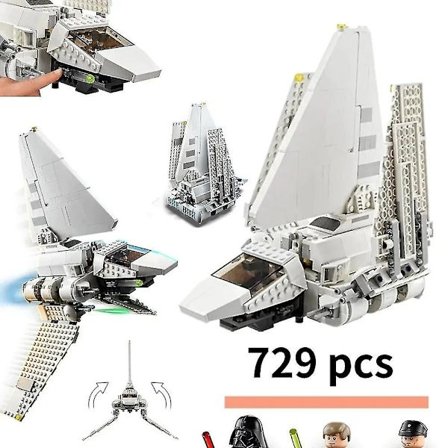 75302 Space War Imperial Shuttle Byggeklodssæt Luke Skywalked Byggelegetøj DIY Julegaver Til Børn Legetøj Til Drenge