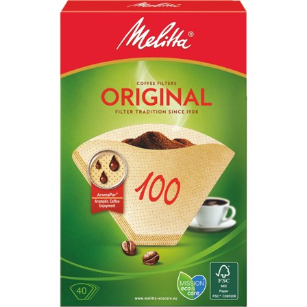 Melitta Kaffefilter 100/40 | Kaffe > Kaffereservdelar & Rengöring > Kaffefilter | Bagaren och Kocken