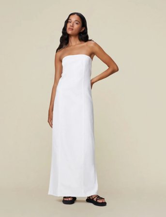 Lois Jeans Reba Otawa Dress - White - M