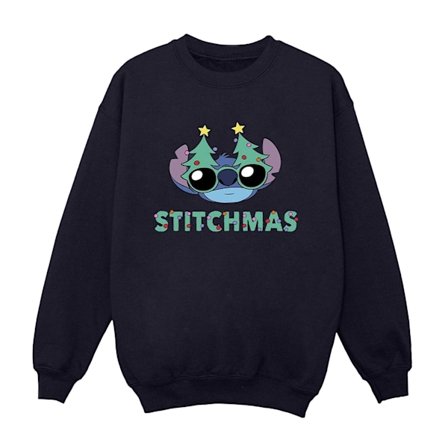 Disney Dam/Kvinnor Lilo & Stitch Stitchmas Glasögon Sweatshirt