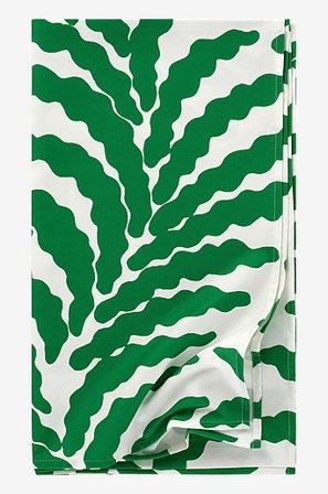 Jotex - Dug Grøn/naturhvid - FERN - Køb Duge hos Jotex