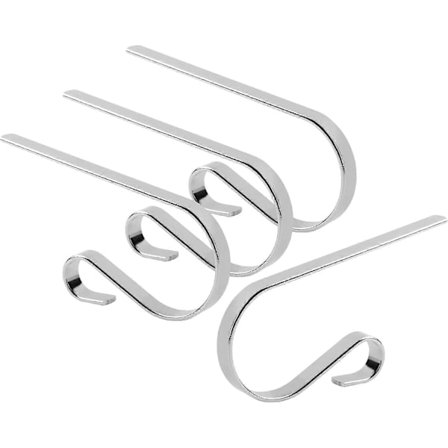 Joulusukkapidikkeet joulujuhlakoristeluun (hopea) (LGL)