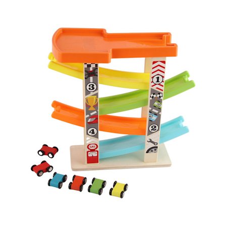 Børns Glidende Bane Bil Rampe Racerlegetøj til Drenge og Piger