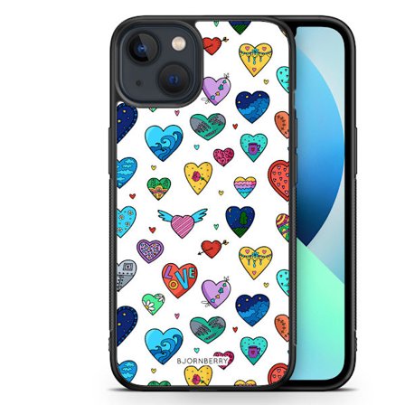 Bjornberry Skal iPhone 13 Mini - Hjärtan