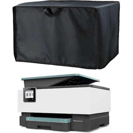 Printer Støv Cover Til Hp/epson/canon/brother Trådløse Printere, 45*40*25cm Universal Beskyttelsesetui Til Printere, 600d Vandtæt Sort Printer Cover